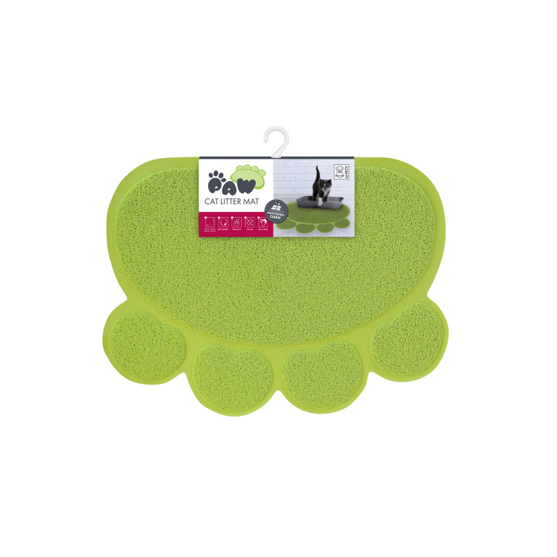 Tapis de litière pour chat PAW Vert