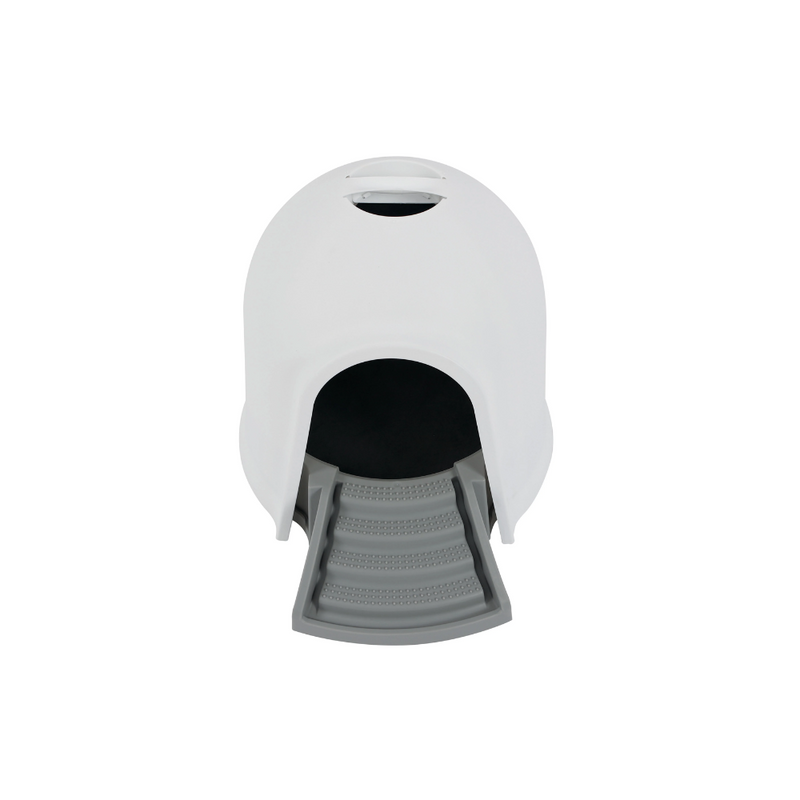 IGLOO Cat Litter Box & Cat house- 2 in 1 - White & Grey