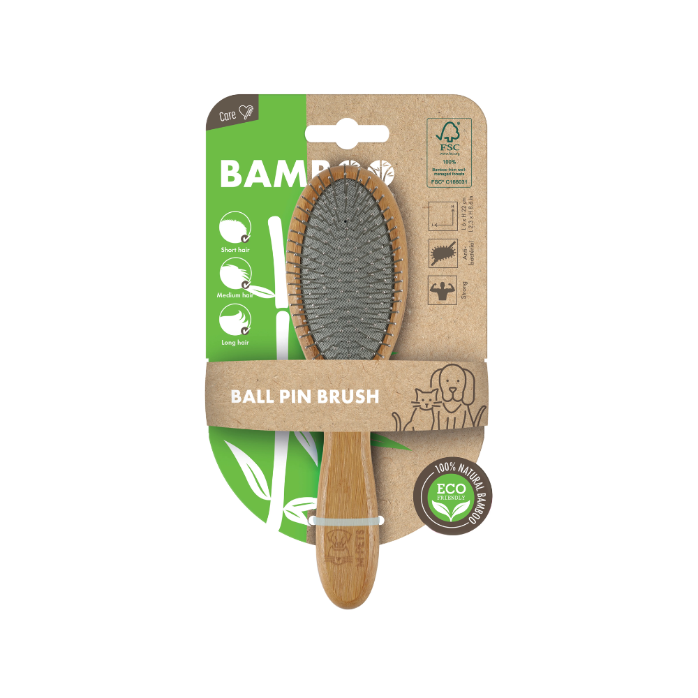 Brosse à picots en boule de BAMBOU