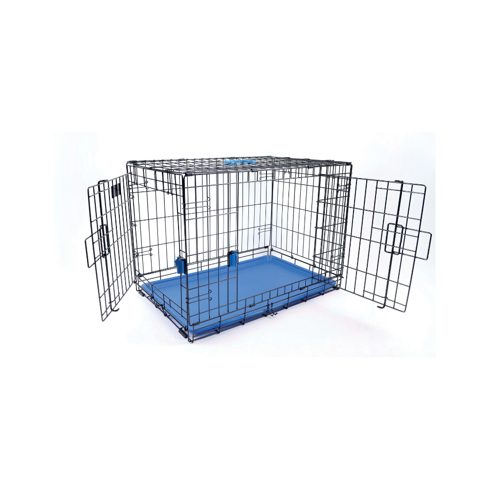 VOYAGER Wire Crate Blue