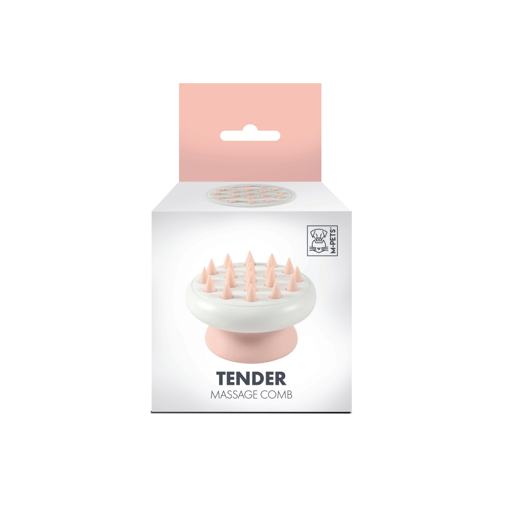 Tender Massage Soft Comb - Sharp Teeth Pink