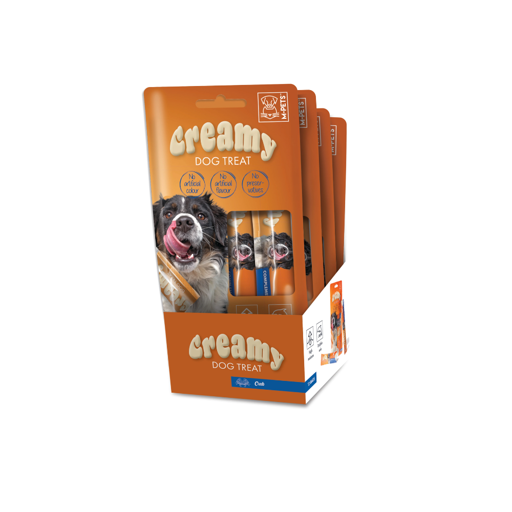 Friandises crémeuses pour chiens - Crabe