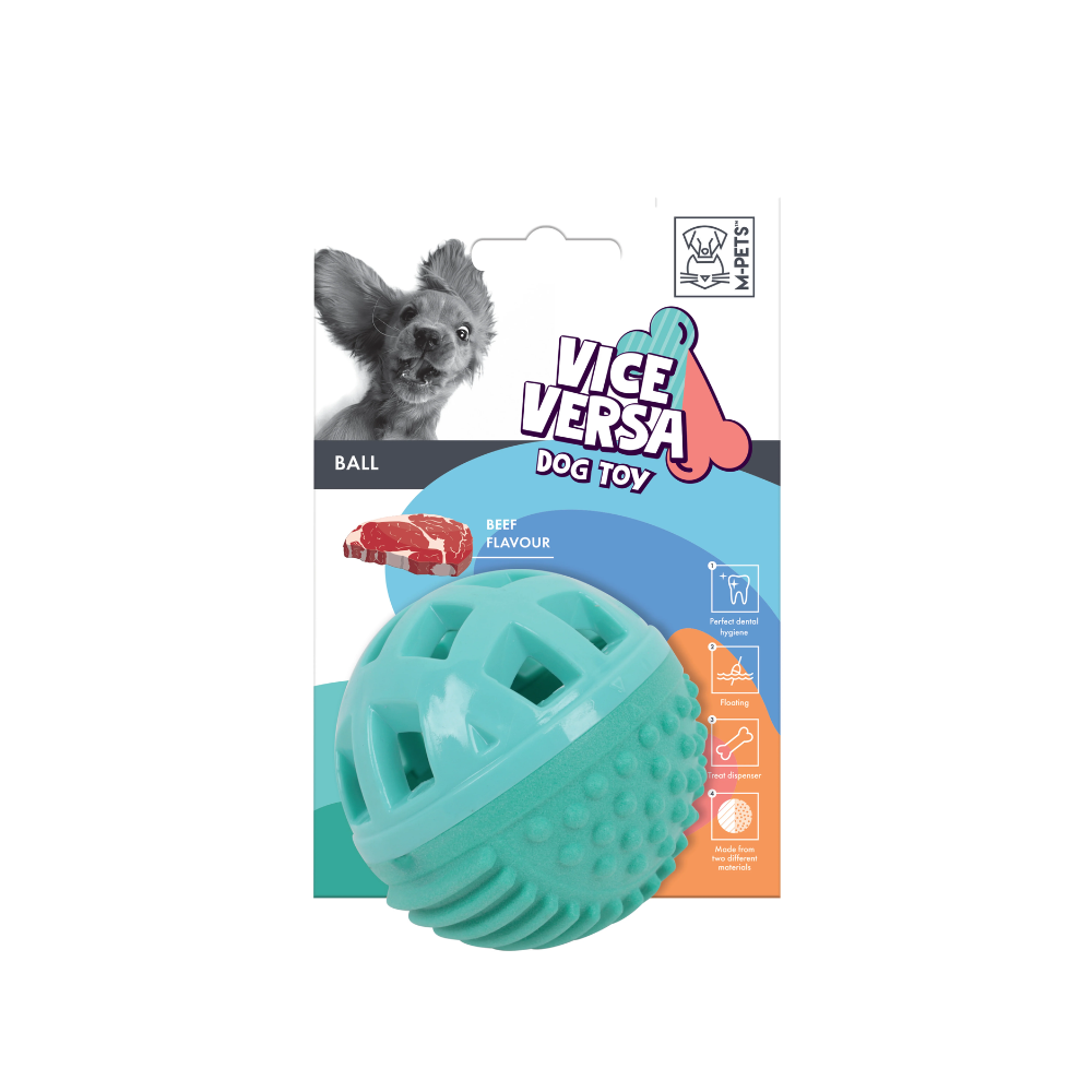 Vice Versa Dog Toy Ball - Beef scent