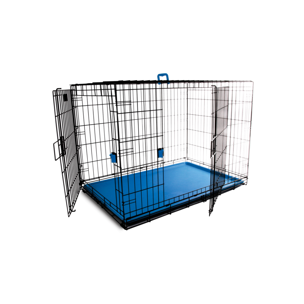 VOYAGER Wire Crate Blue