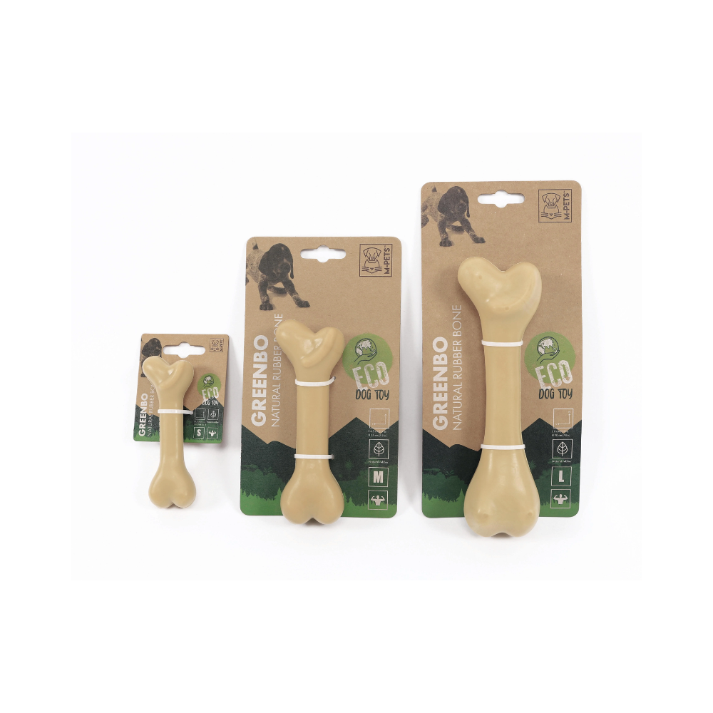 GREENBO Natural Rubber Bones – M-PETS