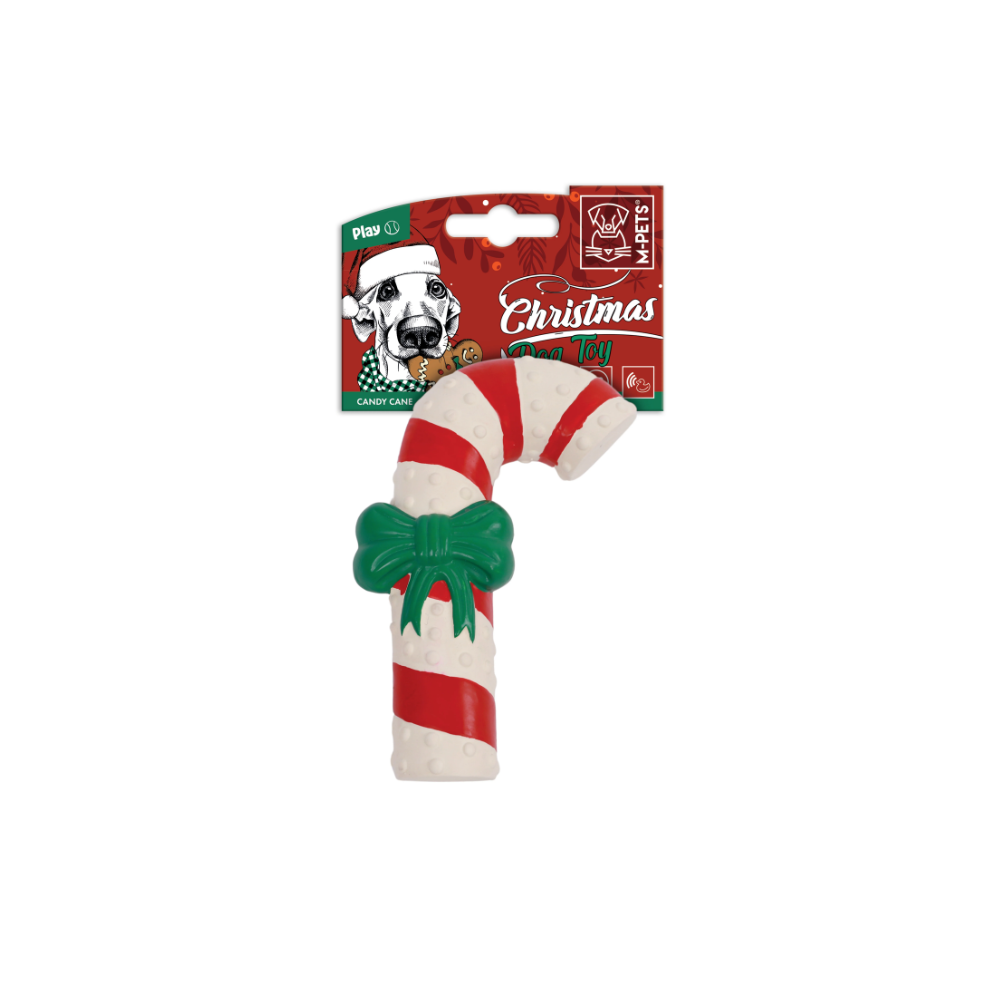 Christmas Dog Toy - Candy Cane