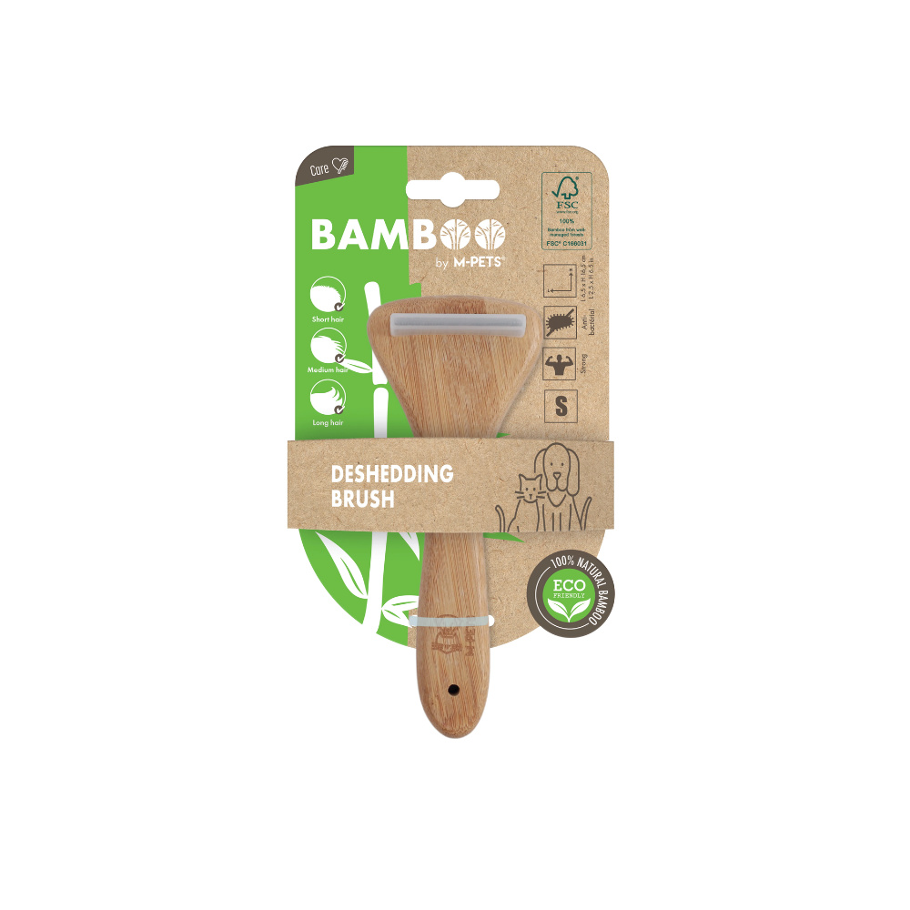 Bamboo De-shedding Brush