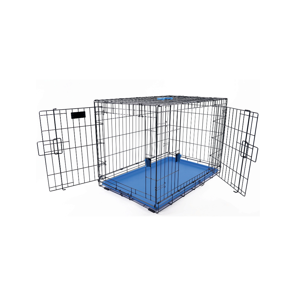 VOYAGER Wire Crate Blue