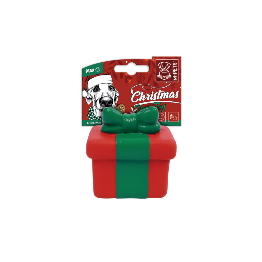 Christmas Dog Toy - Christmas Present