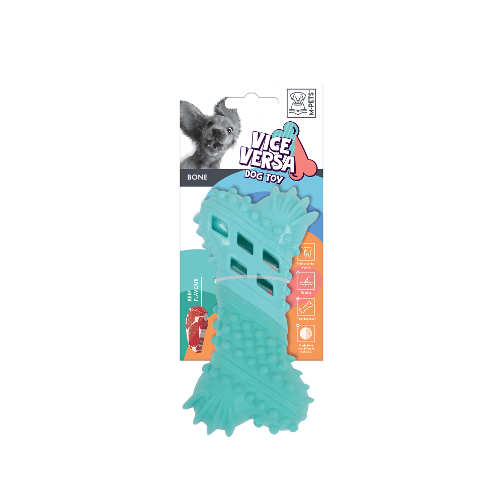 Vice Versa Dog Toy Bone - Beef scent