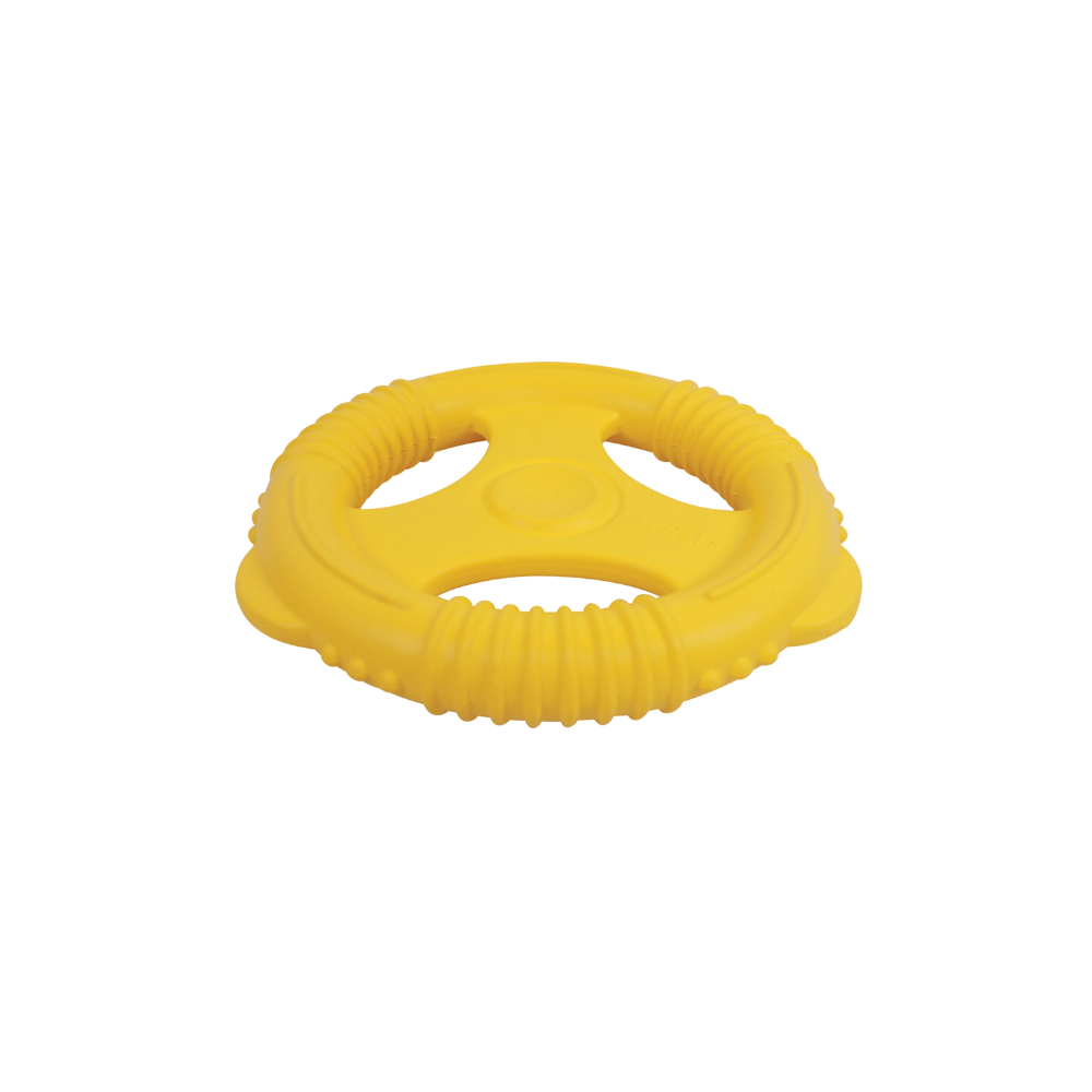 Jouet flottant pour chien AIR TOSS - Jaune