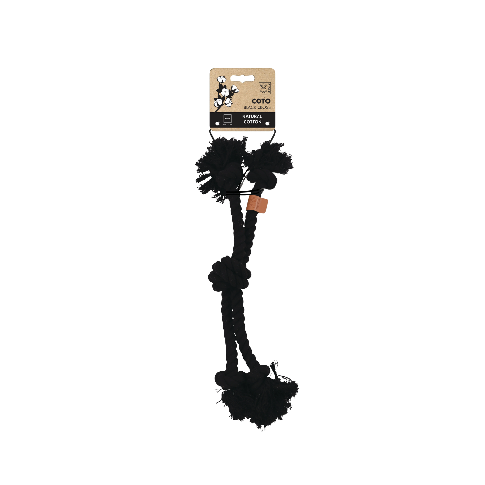 COTO Dog Toy Cross Black