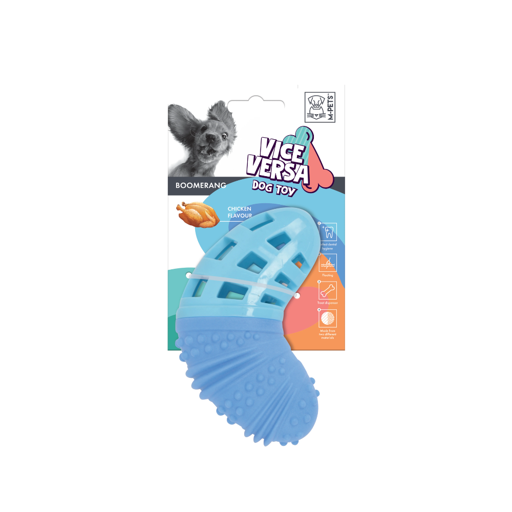 Vice Versa Dog Toy Boomerang - Chicken scent