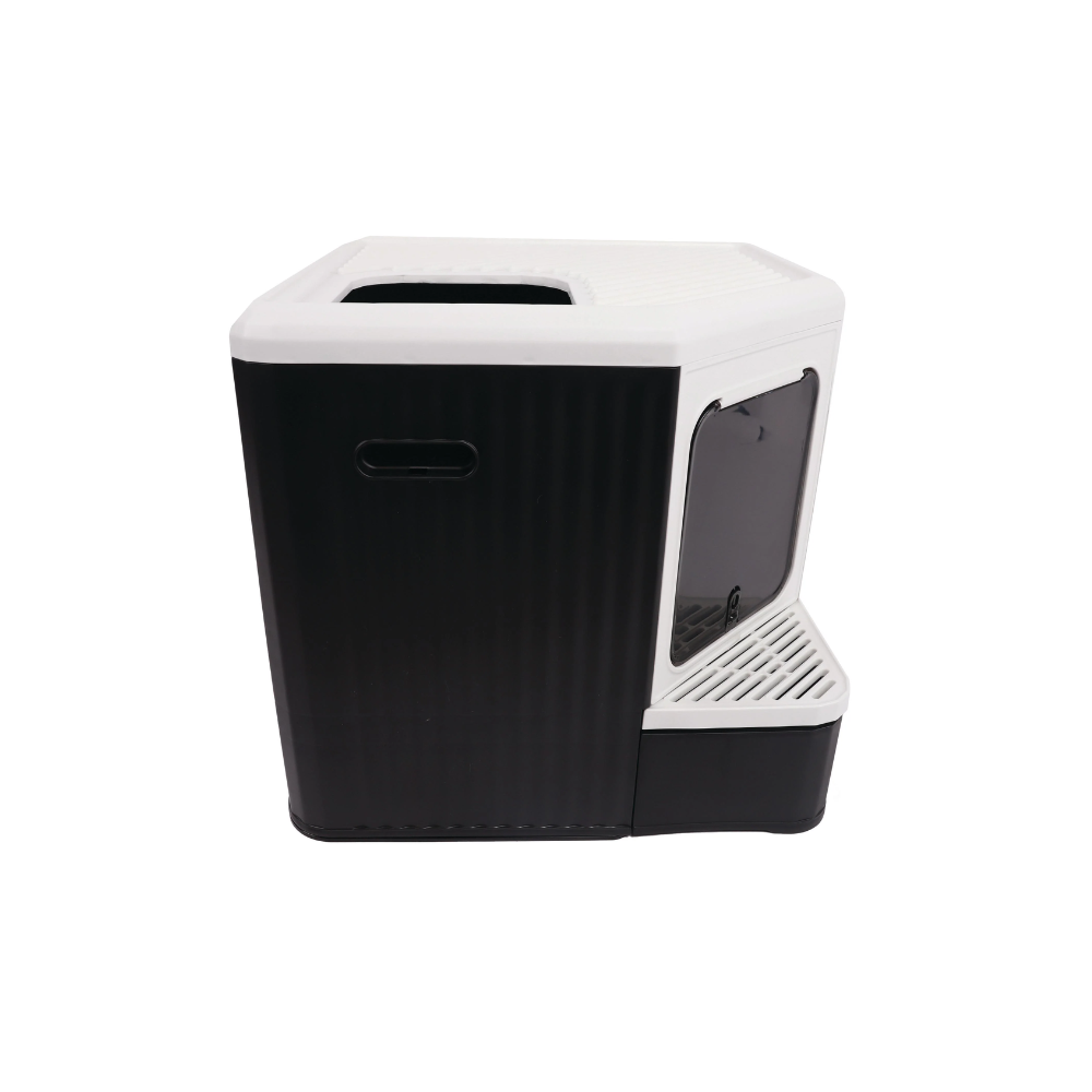 Terra Forma ECO Foldable Cat Litter Box Black Floral