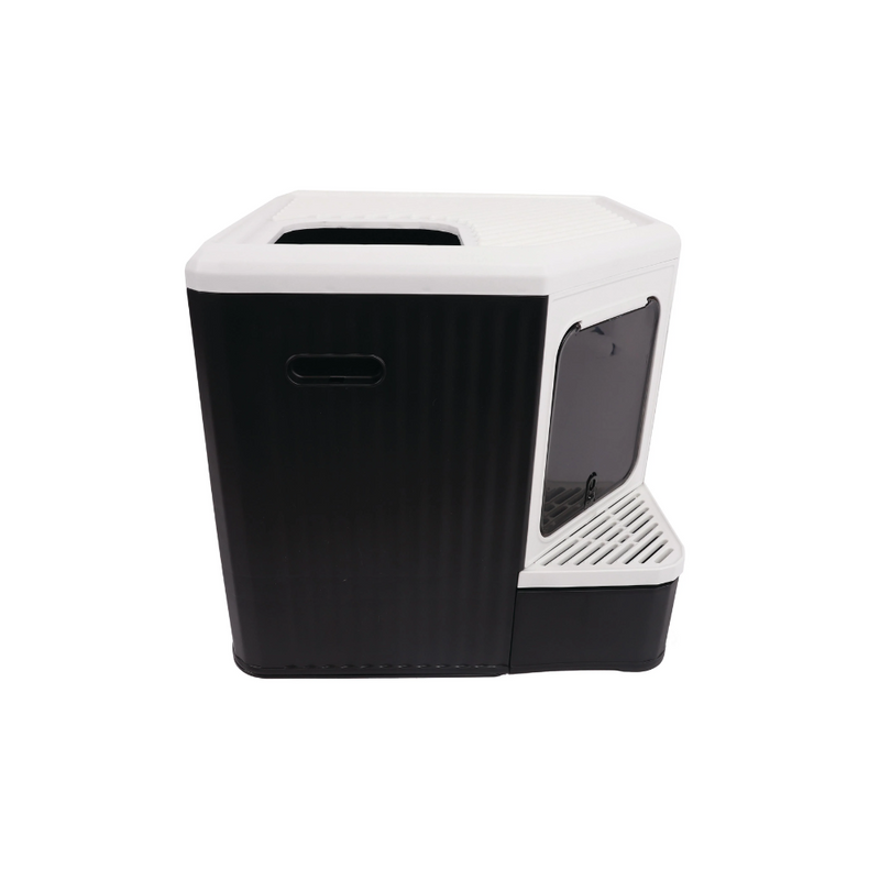 Terra Forma ECO Foldable Cat Litter Box Black Floral