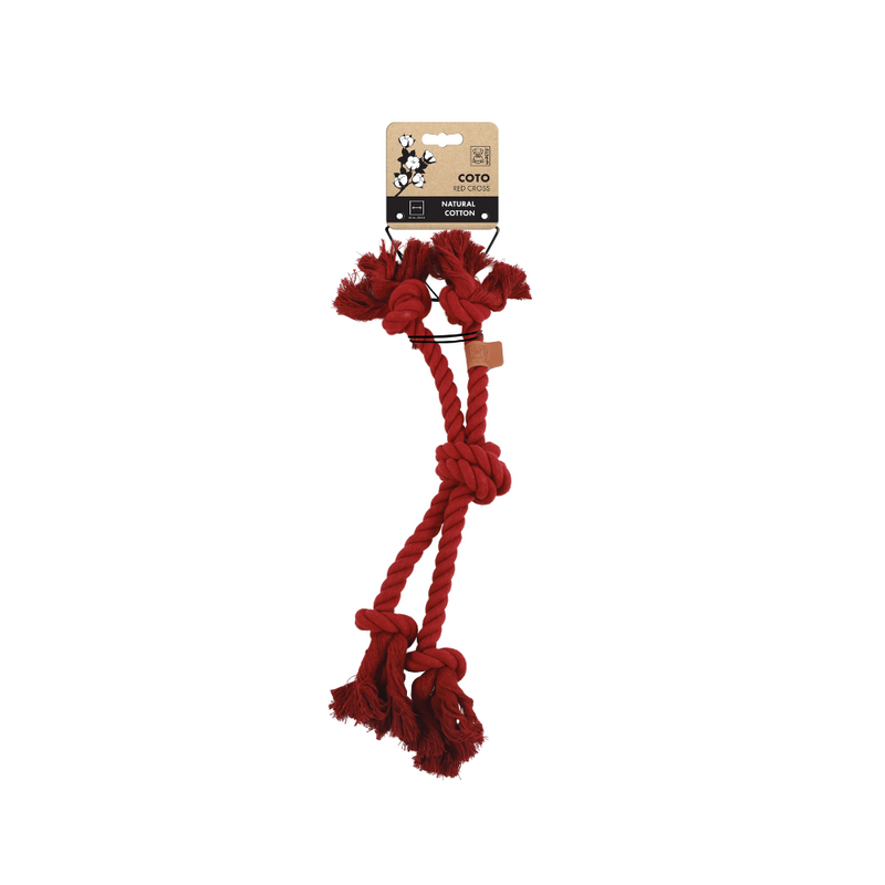 COTO Dog Toy Cross Red