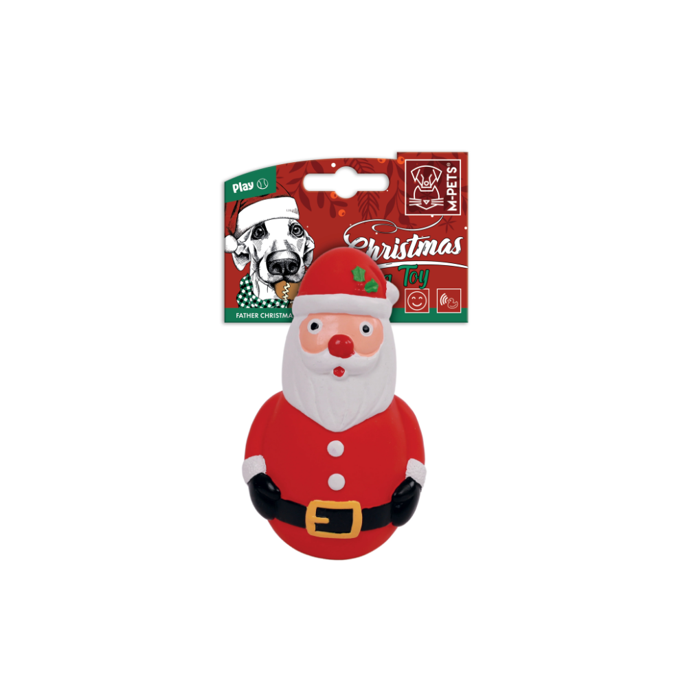 Christmas Dog Toy - Father Christmas