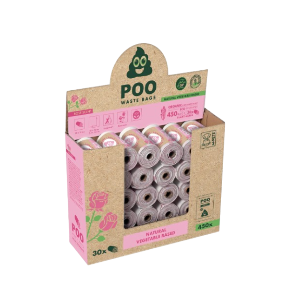 POO Dog Waste 450 Bags Set Rose Scented