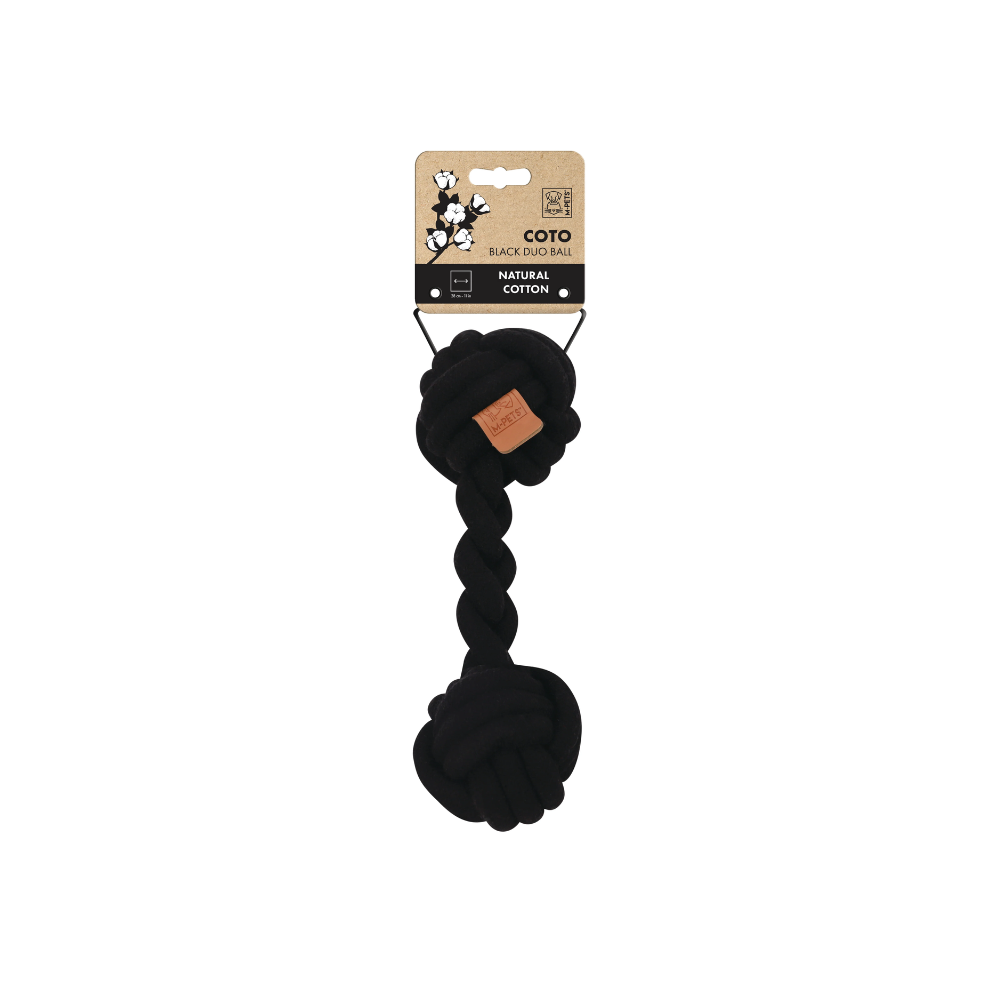 COTO Dog Toy Duo Ball Black