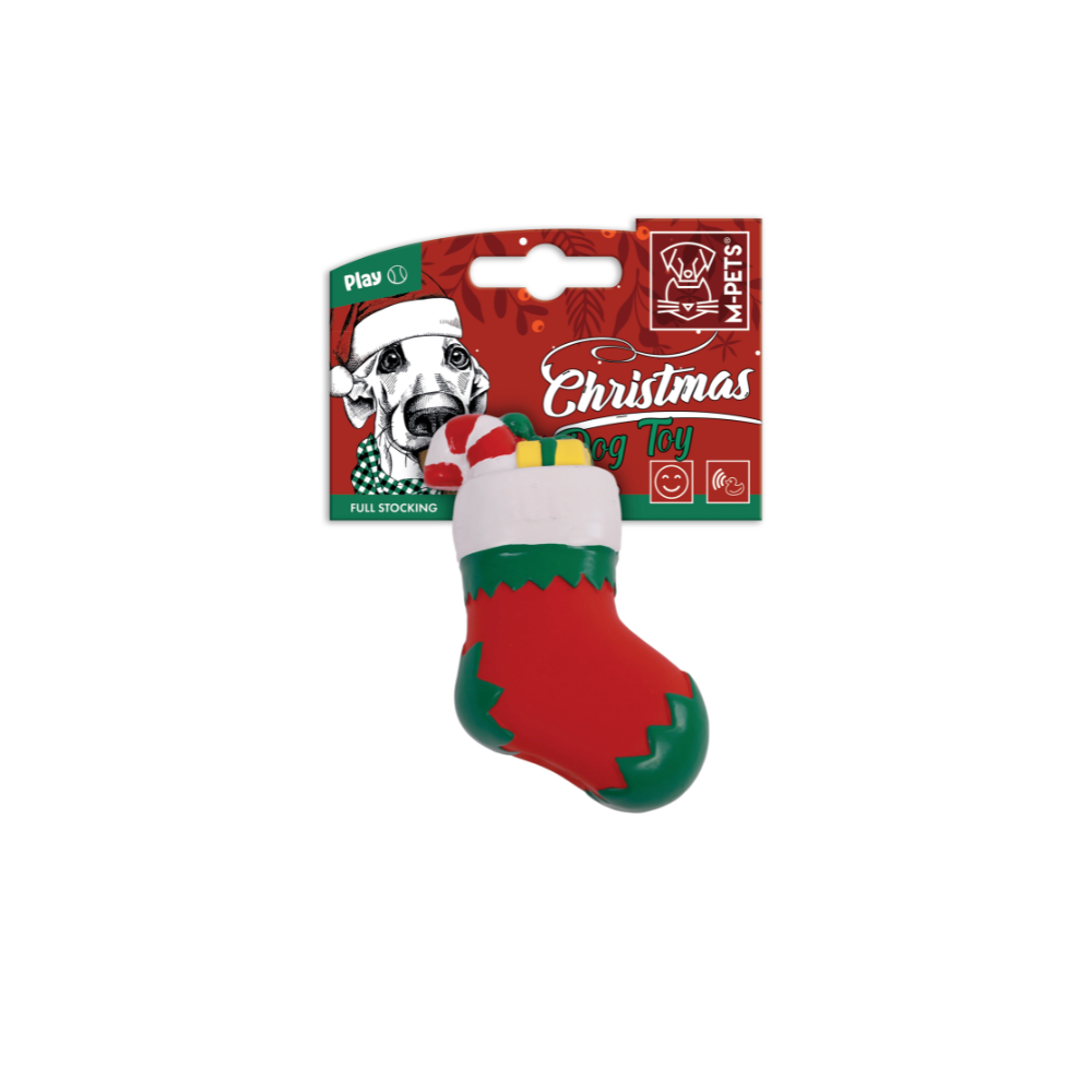 Christmas Dog Toy - Full Stocking