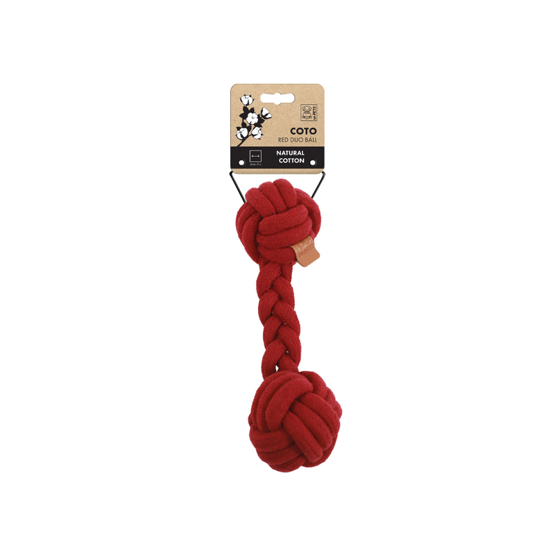 COTO Dog Toy Duo Ball Red