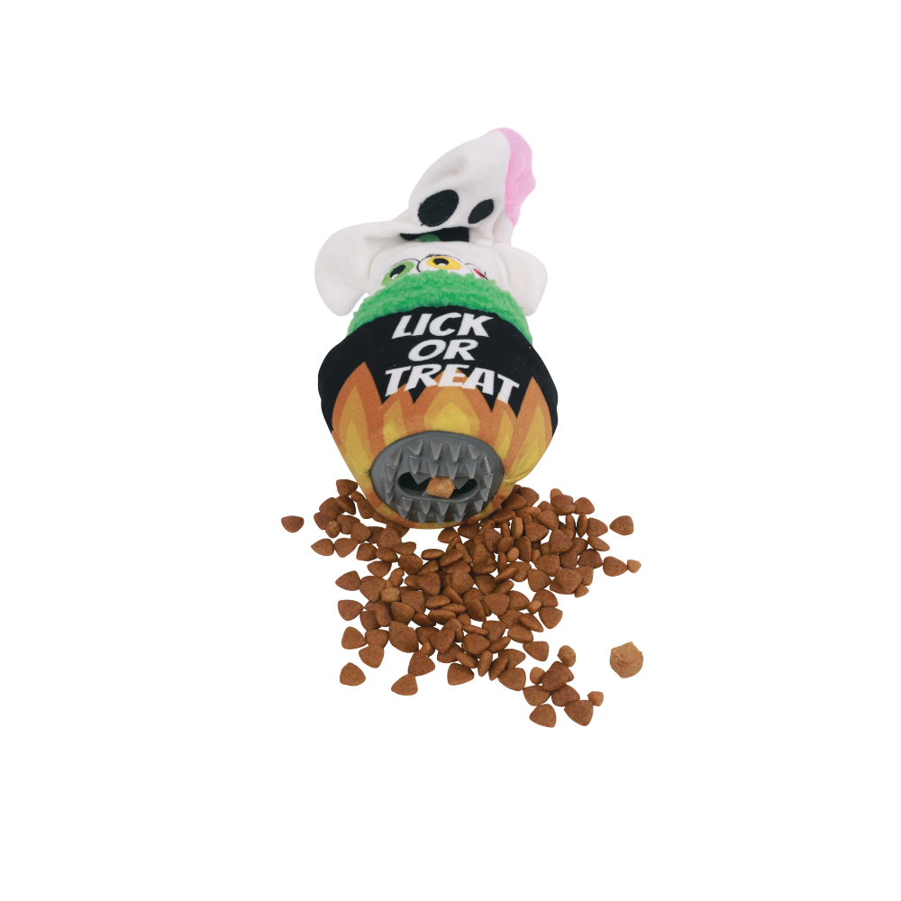 Halloween Snack Attack Dog Toy -  Ghost