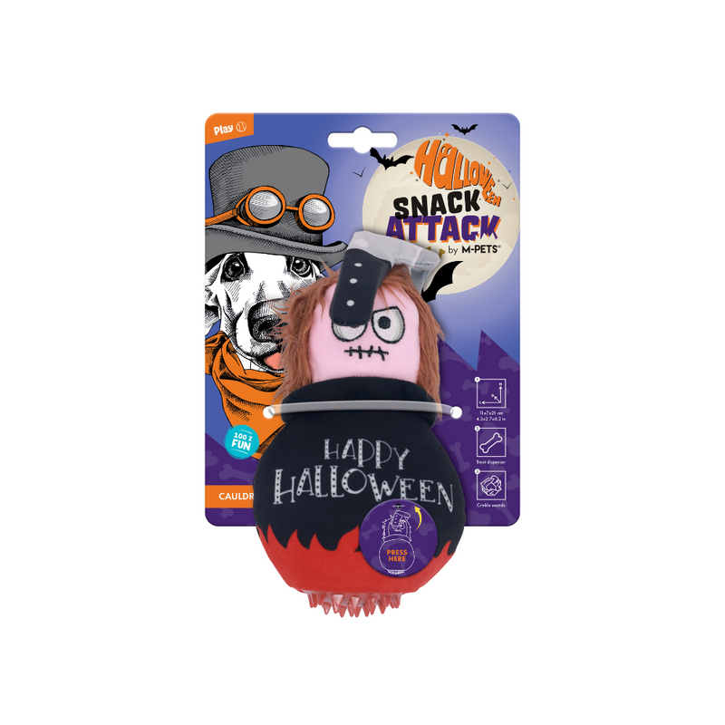 Halloween Snack Attack Honden Speelgoed - Ketel