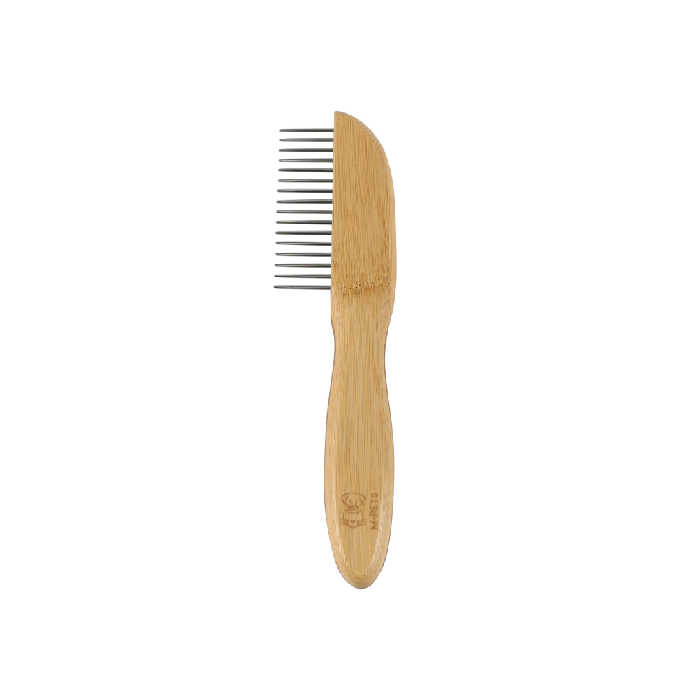 BAMBOO Regular Comb with Rotating Teeth - 16 teeth