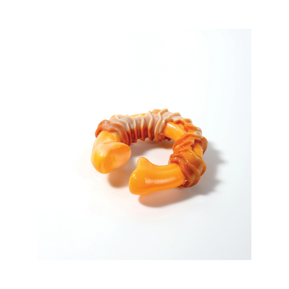 CARNIVORE Dog Toy Ring Bone - Bacon scent