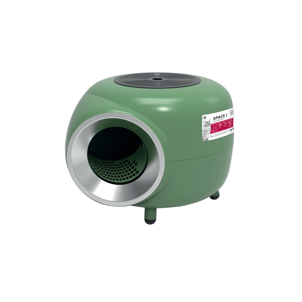 SPACE I Cat Litter Box - Green