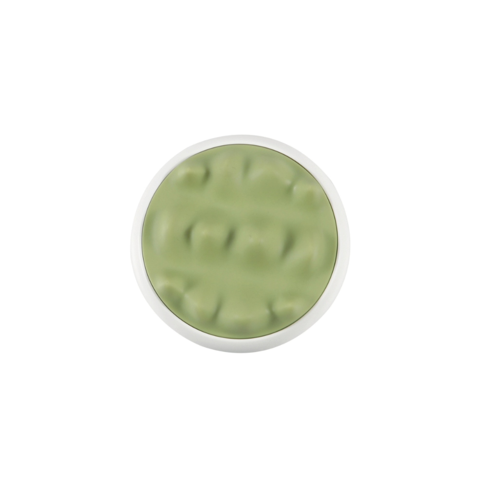 SOFT Massage Soft Comb - Coarse Teeth Green