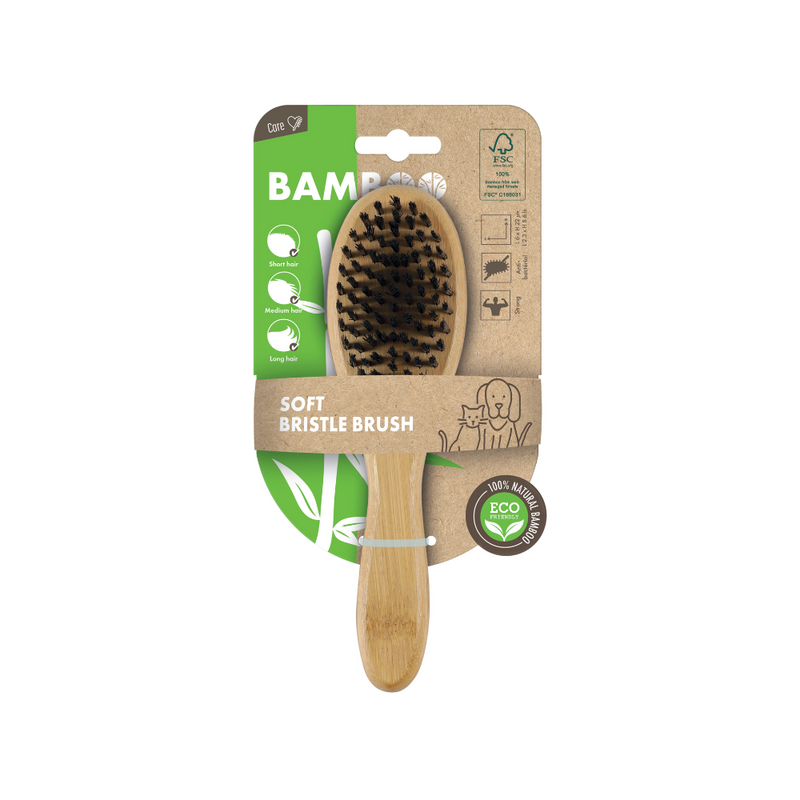 Brosse à poils doux en BAMBOU