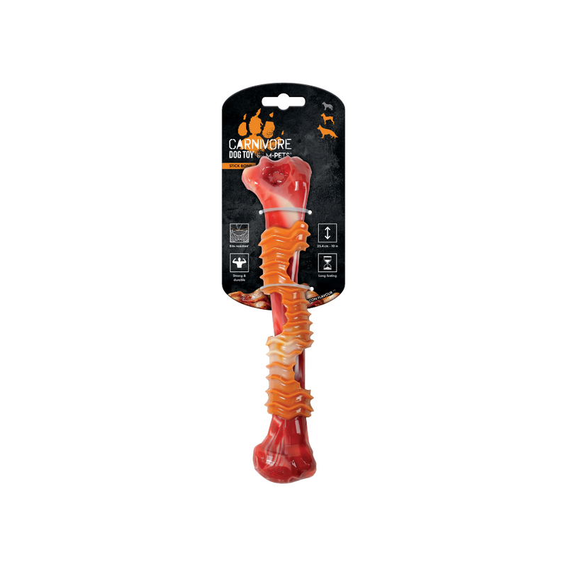 Jouet pour chien CARNIVORE Stick Bone - Parfum Bacon