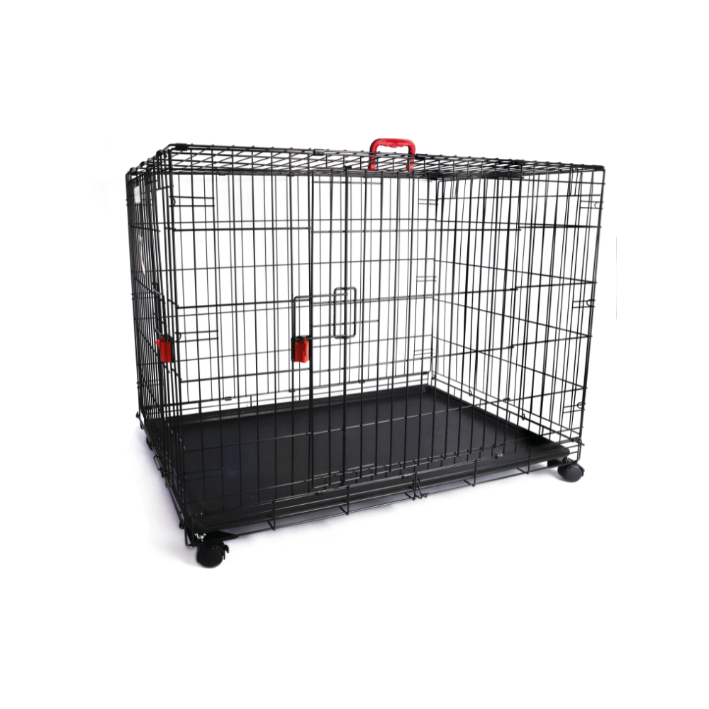 VOYAGER Wire Crate with wheels