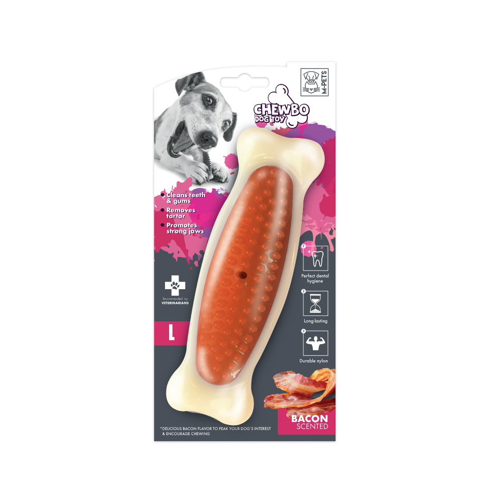 CHEWBO Bone Clean Dental Bacon scented