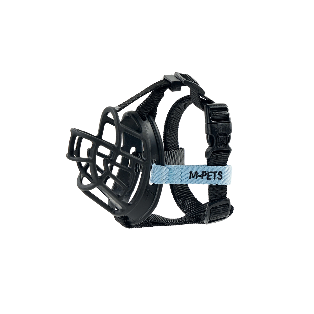 BARK GUARD Dog Muzzle Black&Blue