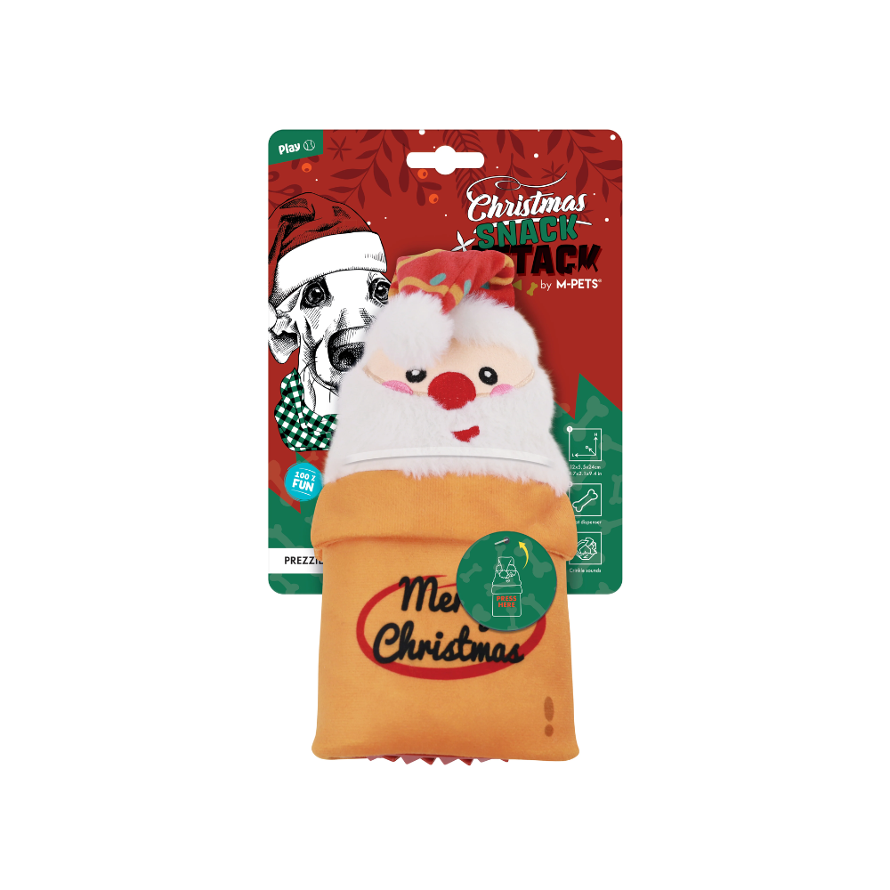 Jouet pour chien Christmas Snack Attack - Prezzie