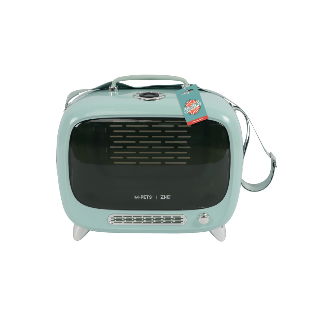 SIXTIES TV Pet Carrier Blue