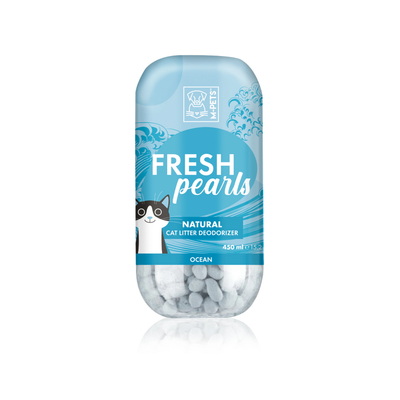 Désodorisant naturel pour litière pour chat FRESH Pearls - Océan 450 ml