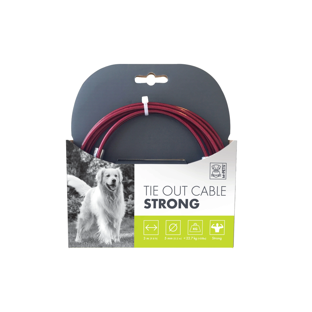 TIE OUT CABLE STRONG - 1700LB-3M