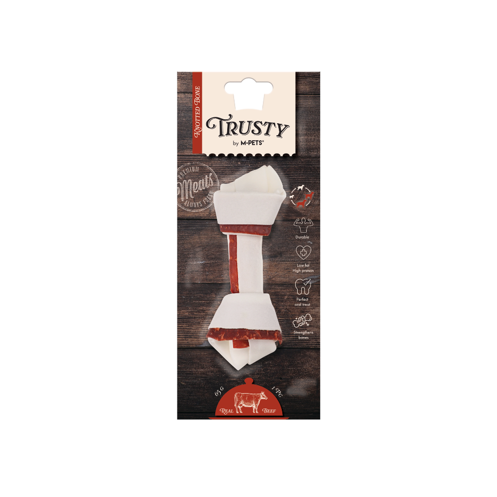 TRUSTY Knotted bone Beef Flavor 15.3 cm