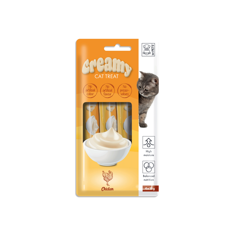 Friandises crémeuses pour chats - Poulet