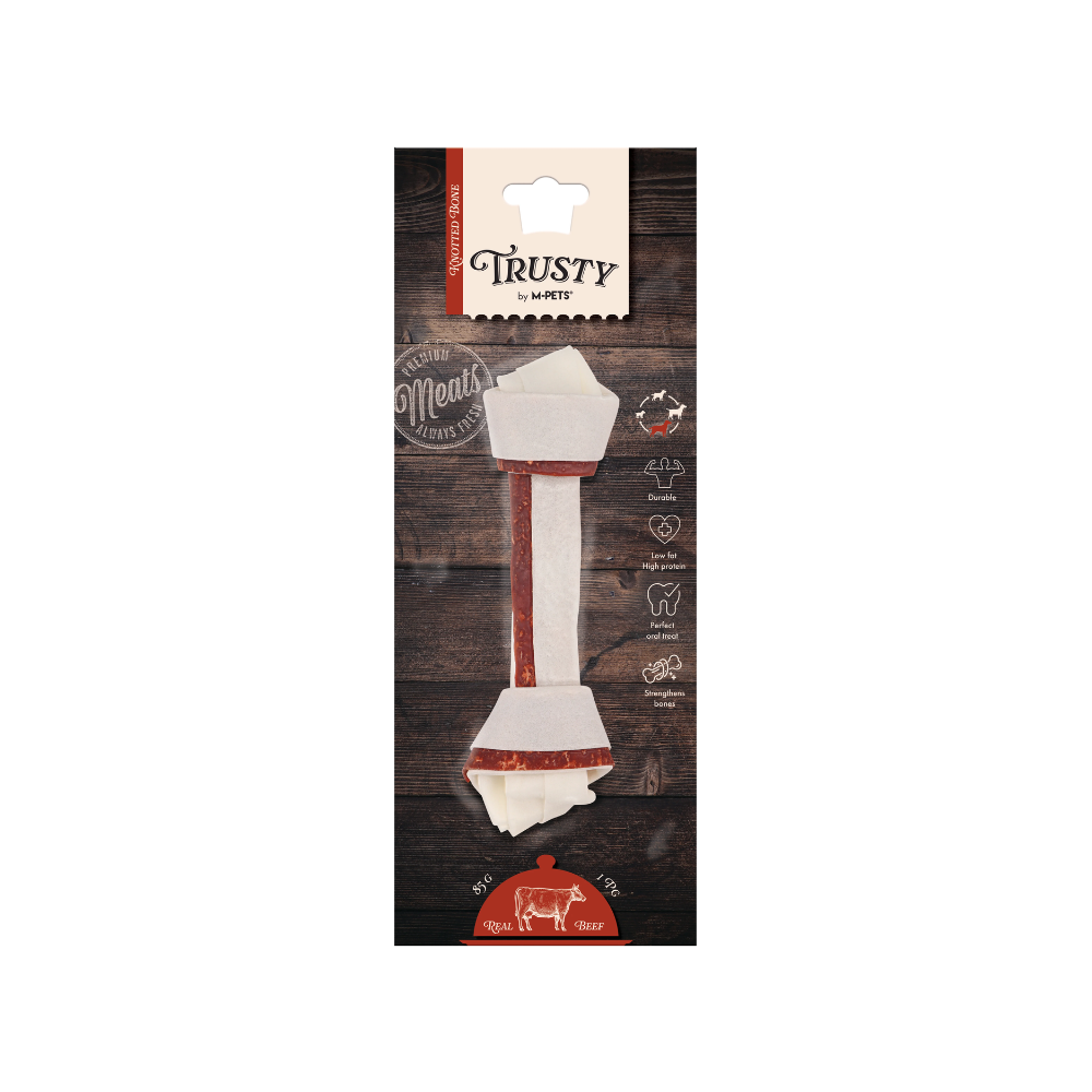 TRUSTY Knotted bone Beef Flavor 20.3 cm