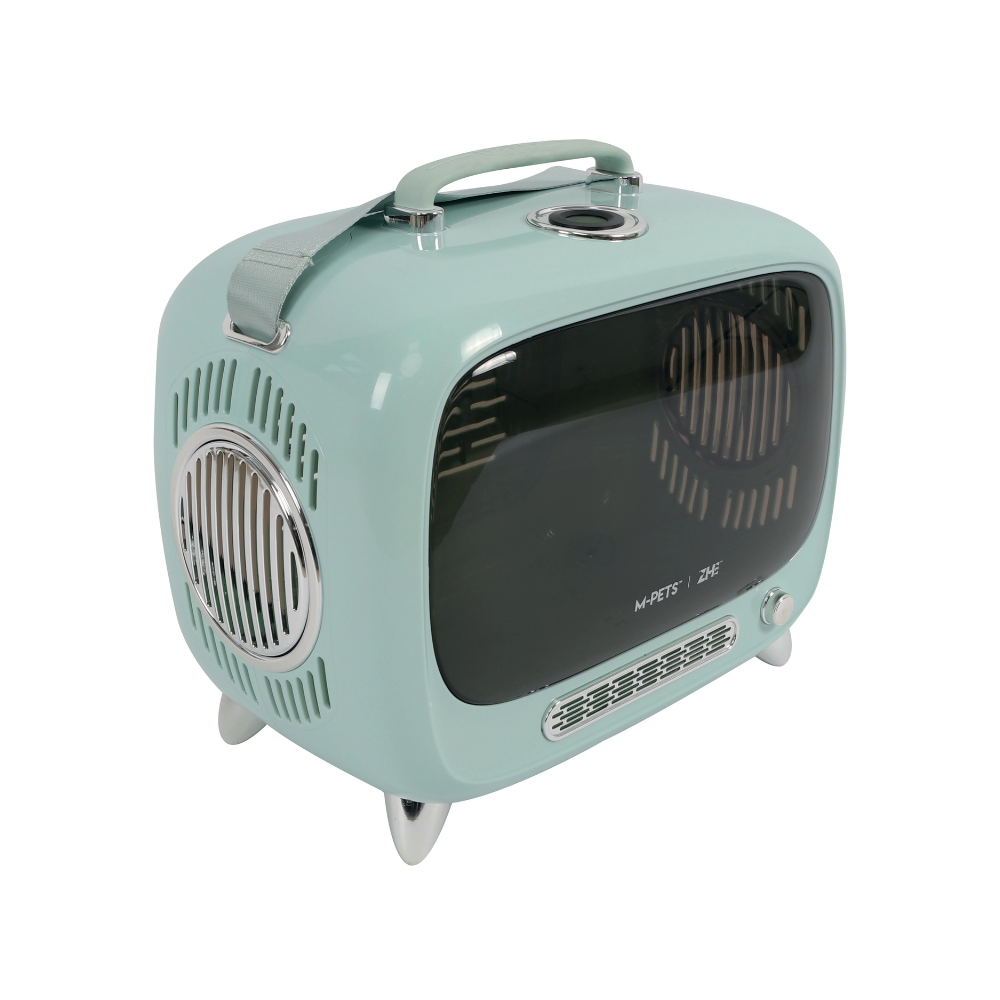 SIXTIES TV Pet Carrier Blue