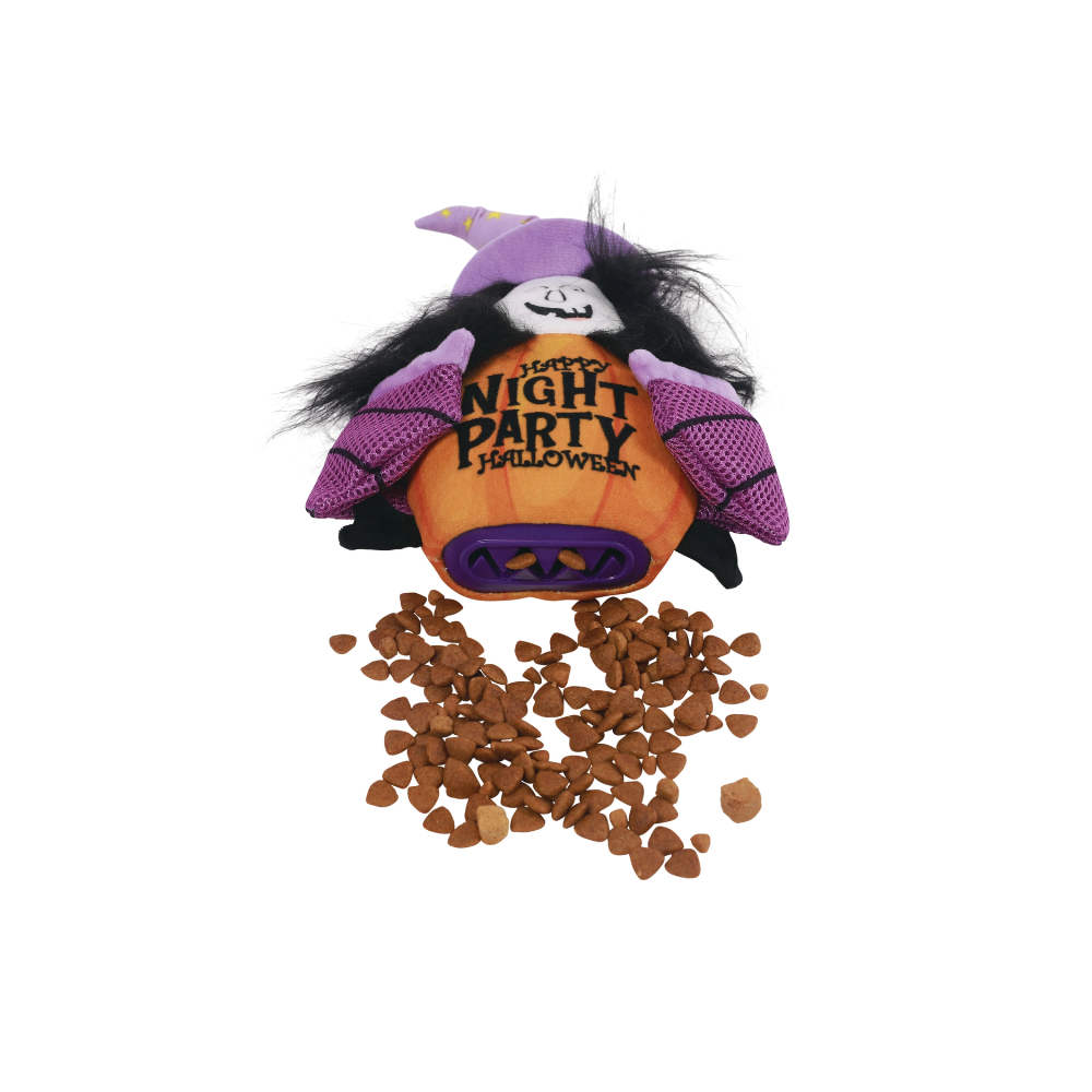 Halloween Snack Attack Dog Toy - Witch