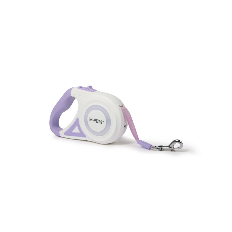 FLASH Retractable Dog Leash Purple