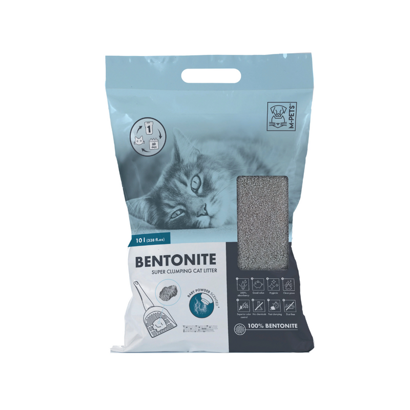 Litière pour chat super agglomérante Bentnite Poudre pour bébé