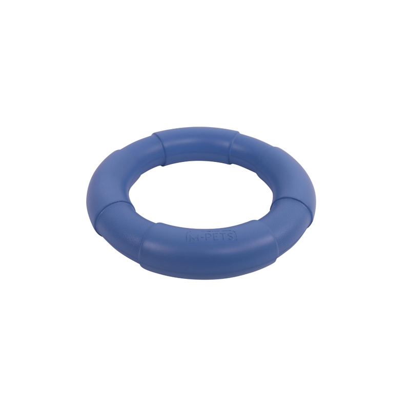 Jouet flottant pour chien AIR TOSS en forme de cercle - Bleu