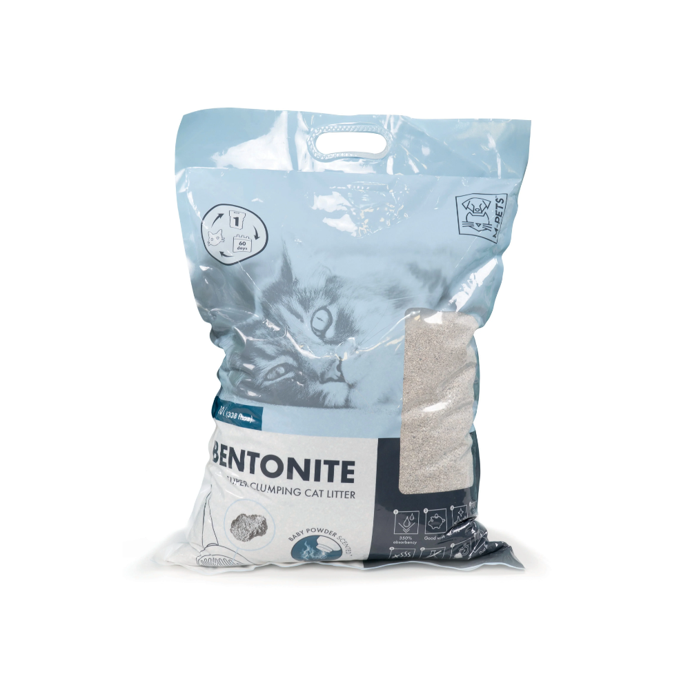 Litière pour chat super agglomérante Bentnite Poudre pour bébé