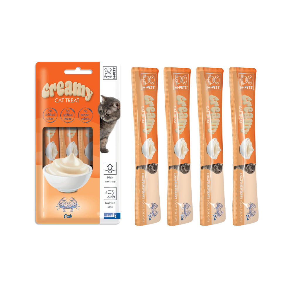 Friandises crémeuses pour chats - Crabe